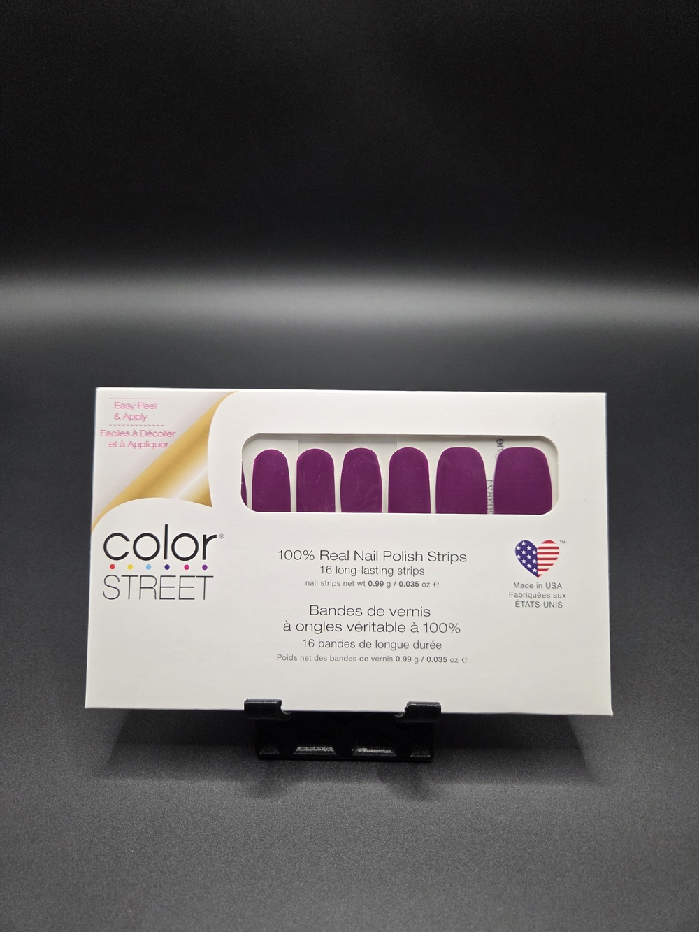 Color Street Nail Polish Strips Brand New Aberdeen Aubergine